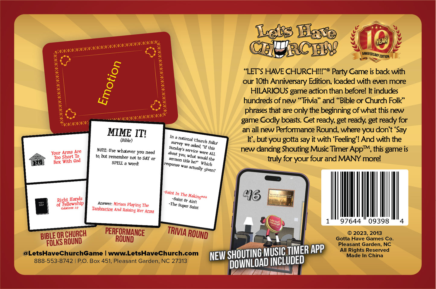 LET'S HAVE CHURCH - PARTY GAME