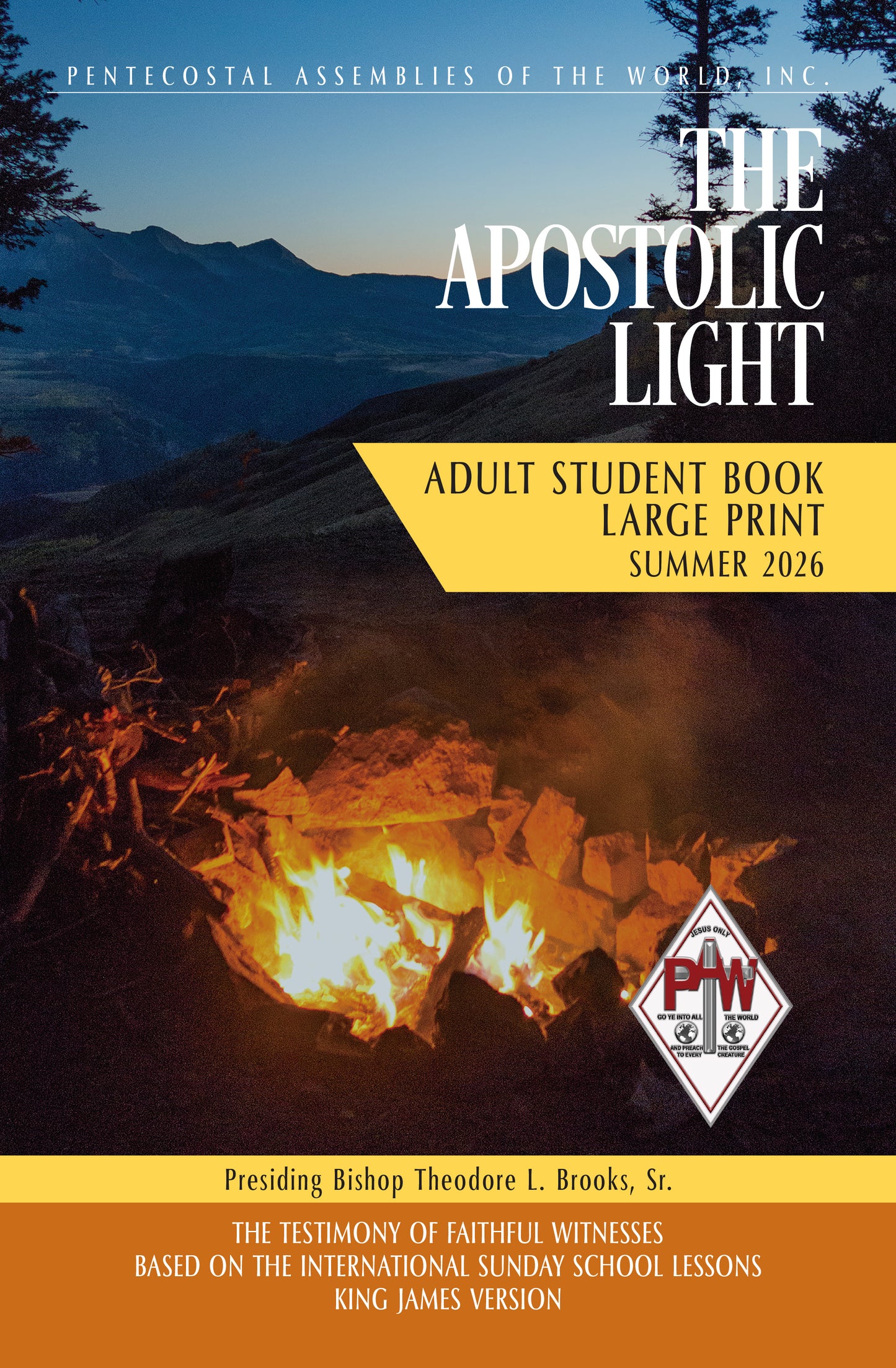 Summer 2026 Apostolic Light Adult STUDENT Book LARGE Print