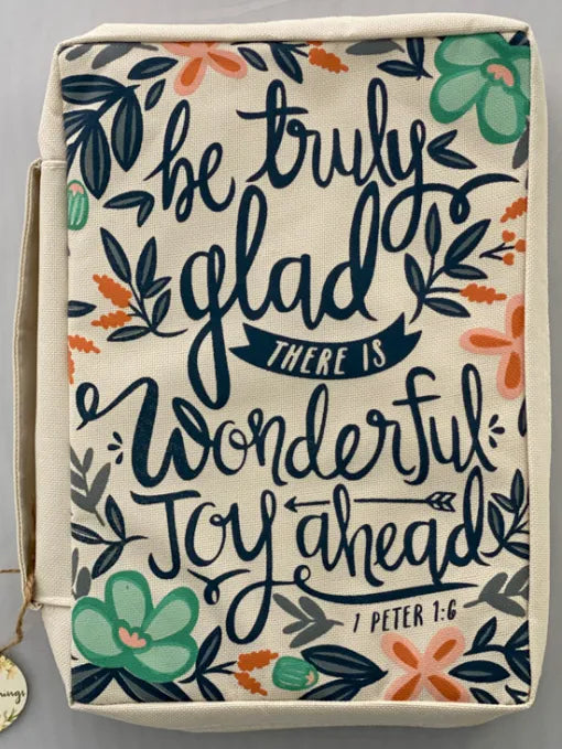 Be Truly Glad protective bible cover
