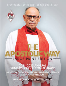 LARGE PRINT Apostolic Way Annual Commentary 2024-2025 PRE-ORDER ONLY (Ships Mid-August 2024)
