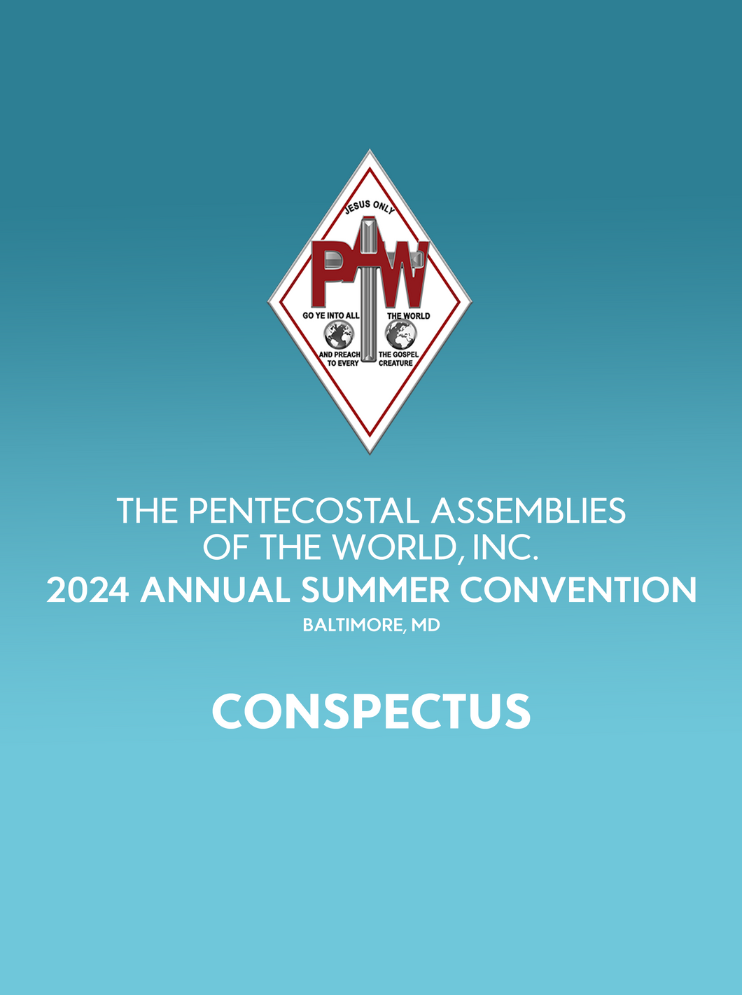 2024 Convention Conspectus PRE-ORDER (Will ship July 2024)