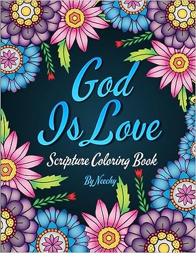 God Is Love Bible Verse Coloring Book