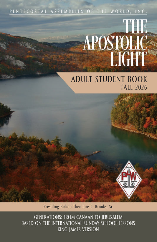 🍁 Fall 2026 Apostolic Light Adult STUDENT Book Regular Print