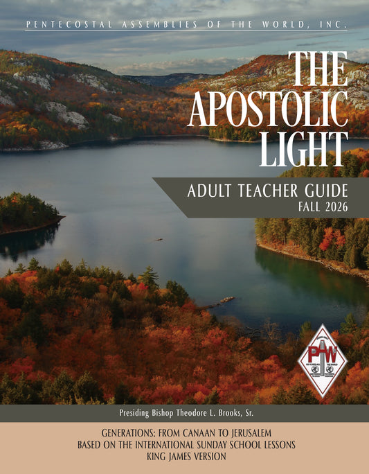 🍁 Fall 2026 Apostolic Light Adult TEACHER Book