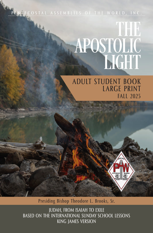 Fall 2025 Apostolic Light Adult STUDENT Book LARGE Print - (Ships August 21st)