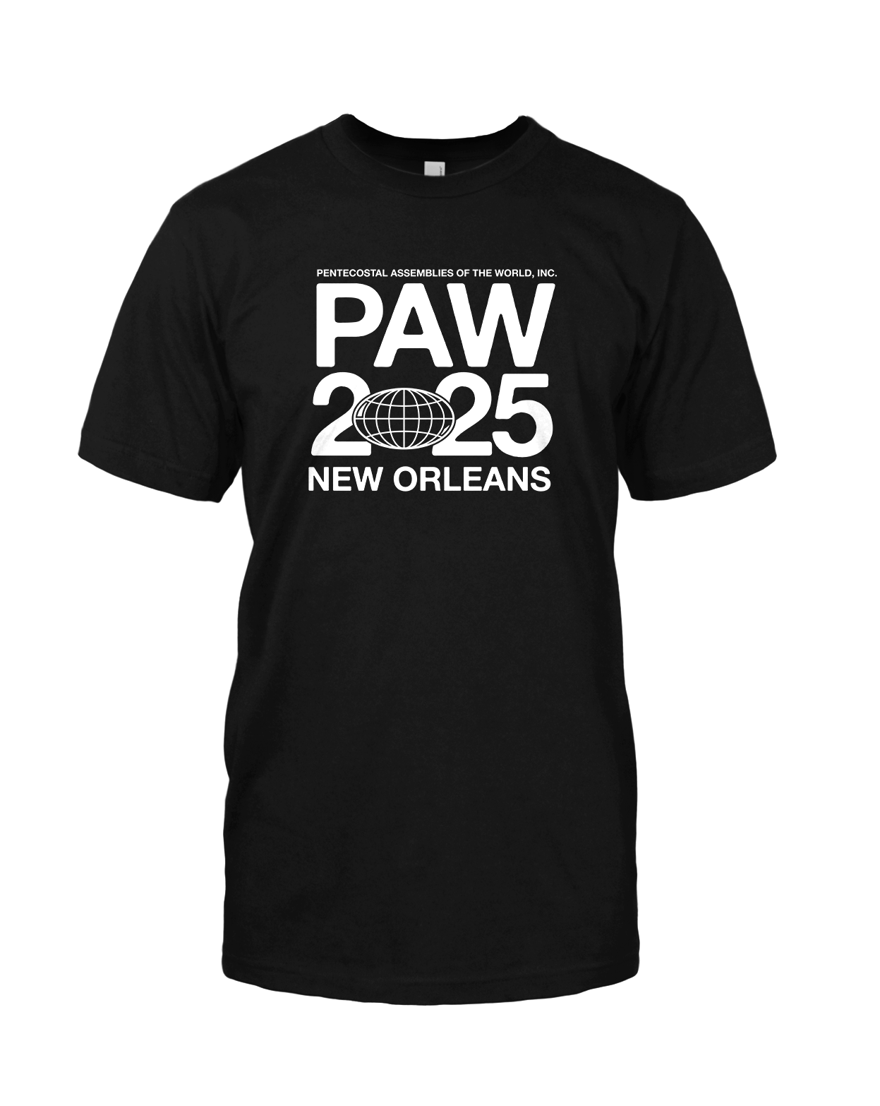 PAW New Orleans FULL CHEST White Tee