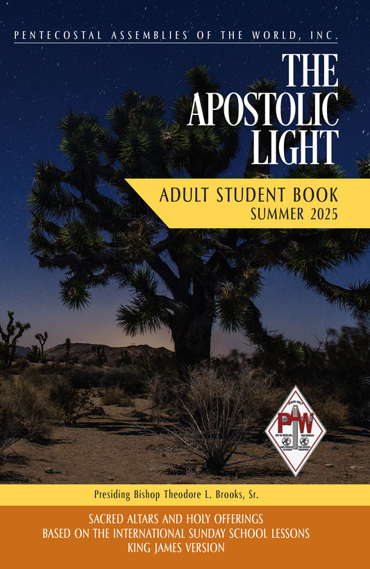 DIGITAL Summer 2025 Apostolic Light Adult STUDENT Book (no returns/refunds)