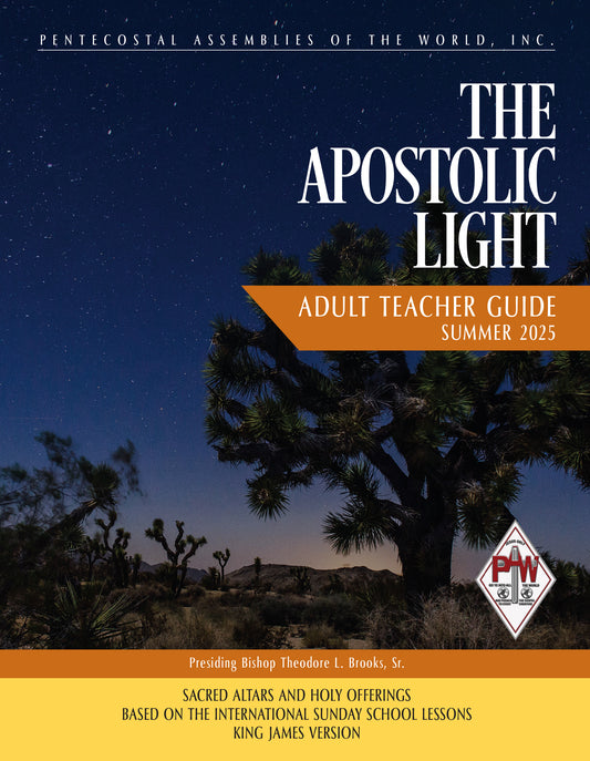 DIGITAL - Summer 2025 Apostolic Light Adult TEACHER Book (no refunds or returns)