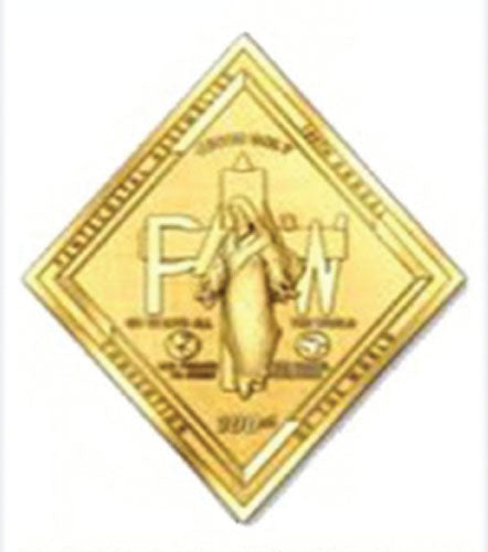 Gold PAW Logo Lapel Pin